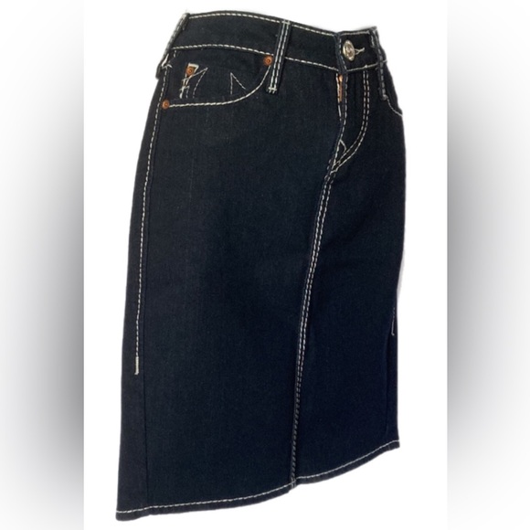 Stealth Audrey Jean Skirt by TRUE RELIGION Ladies sz 26 Made in USA EUC 1304 - Picture 1 of 16